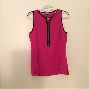 Nanette Lepore Zip-Up Sleeveless Top